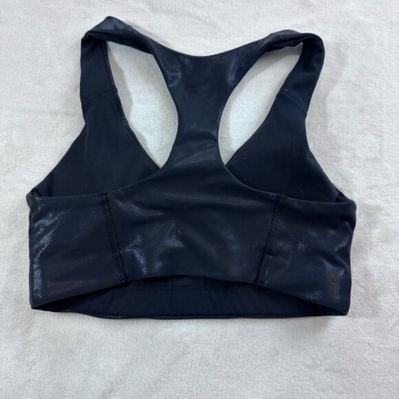 Old Navy Black Racerback Sports Bra, Medium - Picture 3 of 7